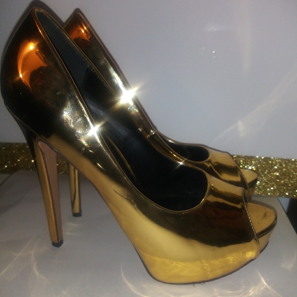 Liliana Stiletto Peep Toe Pumps - Picture 3 of 6